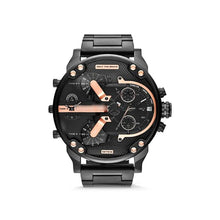 Last inn bildet i Galleri-visningsprogrammet, Kronograf-kvartsklokke i rustfritt stål