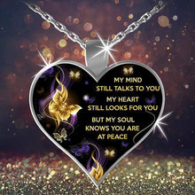 Last inn bildet i Galleri-visningsprogrammet, Nytt halskjede snakker til deg My Mind Heart Ornament