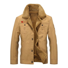 Last inn bildet i Galleri-visningsprogrammet, Overdimensjonert pluss fleece militærjakke