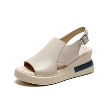 Last inn bildet i Galleri-visningsprogrammet, Myke Lærsandaler for Kvinner