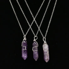 Last inn bildet i Galleri-visningsprogrammet, Sekskantet krystall halskjede