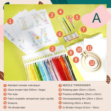 Last inn bildet i Galleri-visningsprogrammet, Fasjonable DIY broderisett