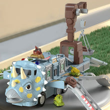 Last inn bildet i Galleri-visningsprogrammet, 🦖Nytt Dinosaur Transforming Engineering Truck Track-lekesett med lys og musikk