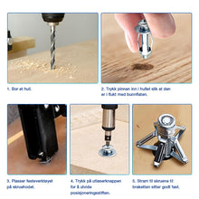 Last inn bildet i Galleri-visningsprogrammet, Ekspansjonsskrue kronbladmutter (50 stk)