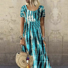 Last inn bildet i Galleri-visningsprogrammet, Kjole med batikk trykk