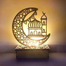 Last inn bildet i Galleri-visningsprogrammet, Eid Mubarak Ramadan LED dekorasjonslys i tre