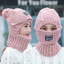 Last inn bildet i Galleri-visningsprogrammet, Windproof warm hat with scarf