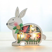 Last inn bildet i Galleri-visningsprogrammet, Wooden Easter Decoration with LED Light