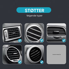 Last inn bildet i Galleri-visningsprogrammet, Luftuttak biltelefonholder