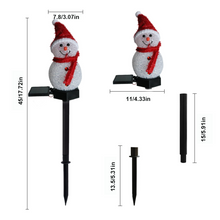Last inn bildet i Galleri-visningsprogrammet, Vanntett Solar Snowman lampe
