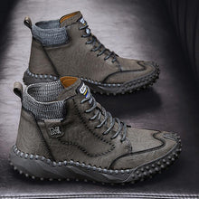 Last inn bildet i Galleri-visningsprogrammet, Menn Retro sklisikre uformelle ankelboots