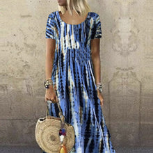 Last inn bildet i Galleri-visningsprogrammet, Kjole med batikk trykk