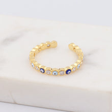 Last inn bildet i Galleri-visningsprogrammet, Ondt øye Zirkon ringer