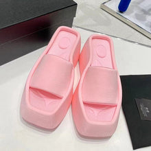 Last inn bildet i Galleri-visningsprogrammet, Luksussandaler med firkantet tå