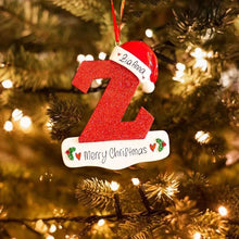 Last inn bildet i Galleri-visningsprogrammet, DIY Letters Christmas Hanging Ornaments