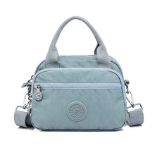 Last inn bildet i Galleri-visningsprogrammet, Funksjonell håndveske i ensfarget flerrom