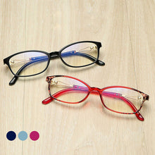 Last inn bildet i Galleri-visningsprogrammet, blått lys blokkerende briller for kvinner