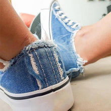 Last inn bildet i Galleri-visningsprogrammet, Denim Lerret Sko