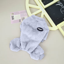 Last inn bildet i Galleri-visningsprogrammet, Fleece Kjæledyr Elastisk jumpsuit med Pull Ring