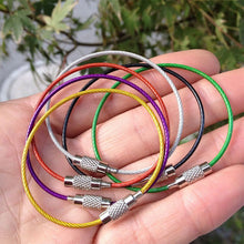 Last inn bildet i Galleri-visningsprogrammet, Kreativ Farget Stålvaier lukkbar ring (20/50/100 stk)