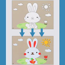 Last inn bildet i Galleri-visningsprogrammet, DIY Kids Animal Håndlagde klistremerker