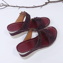 Last inn bildet i Galleri-visningsprogrammet, Blomster sommersandaler for kvinner