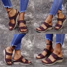 Last inn bildet i Galleri-visningsprogrammet, Blomster sommersandaler for kvinner