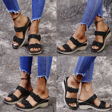 Last inn bildet i Galleri-visningsprogrammet, Blomster sommersandaler for kvinner