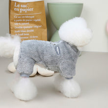 Last inn bildet i Galleri-visningsprogrammet, Fleece Kjæledyr Elastisk jumpsuit med Pull Ring