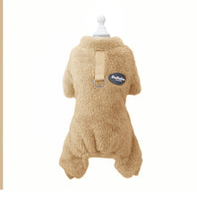 Last inn bildet i Galleri-visningsprogrammet, Fleece Kjæledyr Elastisk jumpsuit med Pull Ring