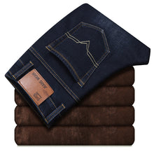 Last inn bildet i Galleri-visningsprogrammet, Male Loose Stretchy Denim Straight Pants