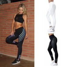 Last inn bildet i Galleri-visningsprogrammet, Leggings reflekterende regnbue