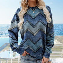 Last inn bildet i Galleri-visningsprogrammet, Langermet topp med trykk