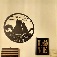 Last inn bildet i Galleri-visningsprogrammet, Veggkunst med "I WOULD SPEND 9 LIVES WITH YOU"