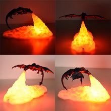 Last inn bildet i Galleri-visningsprogrammet, 3D Flammesprutende Drage Nattlampe