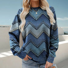 Last inn bildet i Galleri-visningsprogrammet, Langermet topp med trykk