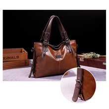 Last inn bildet i Galleri-visningsprogrammet, Fasjonabel retro-design skulderveske med stor kapasitet for damer
