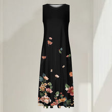 Last inn bildet i Galleri-visningsprogrammet, Ermeløs kjole med trykk