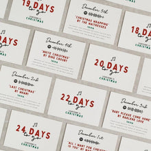 Last inn bildet i Galleri-visningsprogrammet, Jule-adventskalender-🗃Tjuefire dager med julekortsett