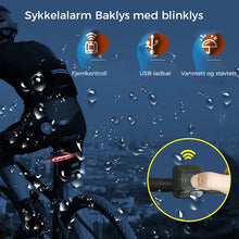 Last inn bildet i Galleri-visningsprogrammet, Sykkel baklys alarm