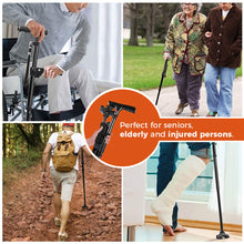 Last inn bildet i Galleri-visningsprogrammet, Saker justerbar og sammenleggbar stokk med LED-lys