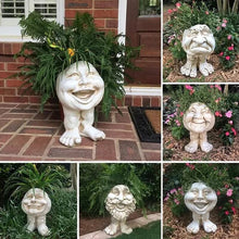 Last inn bildet i Galleri-visningsprogrammet, Funny Expression Flowerpot