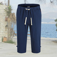 Last inn bildet i Galleri-visningsprogrammet, Uformelle ensfargede sommer bukser for menn