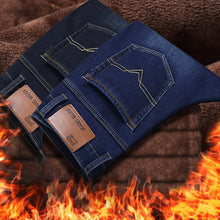 Last inn bildet i Galleri-visningsprogrammet, Male Loose Stretchy Denim Straight Pants