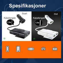 Last inn bildet i Galleri-visningsprogrammet, 4 i 1 Bilbaksete-lader