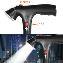 Last inn bildet i Galleri-visningsprogrammet, Saker justerbar og sammenleggbar stokk med LED-lys