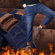 Last inn bildet i Galleri-visningsprogrammet, Male Loose Stretchy Denim Straight Pants