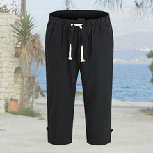 Last inn bildet i Galleri-visningsprogrammet, Uformelle ensfargede sommer bukser for menn