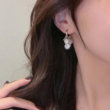 Last inn bildet i Galleri-visningsprogrammet, Heart Zircon Drop Ear Buckles Earrings