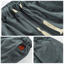 Last inn bildet i Galleri-visningsprogrammet, Uformelle ensfargede sommer bukser for menn